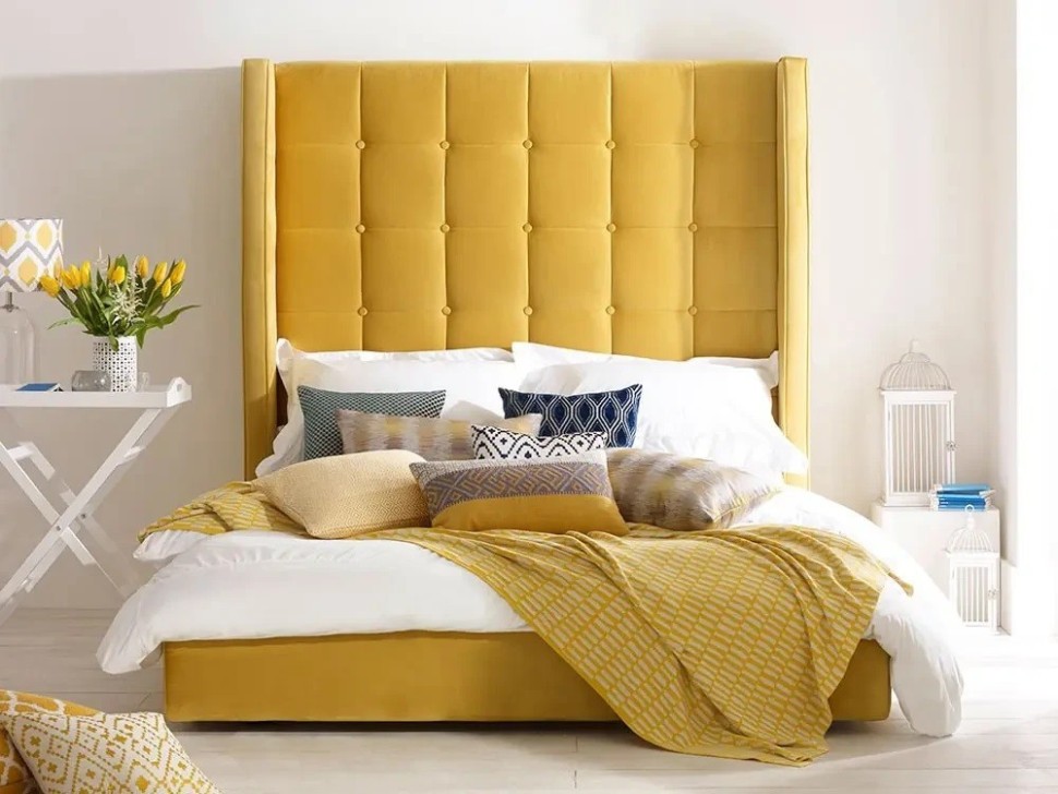 IDEALBEDS кровати. Кровать Arlo. Кровать gw12l-BW 180*200 зеленое изголовье. Velvet Yellow кровать 120x200. Горчичная кровать